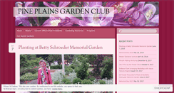 Desktop Screenshot of pineplainsgardenclub.org